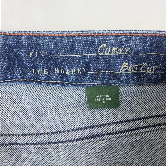 Eddie Bauer Curvy Fit Boot Cut Jeans - Picture 6 of 6